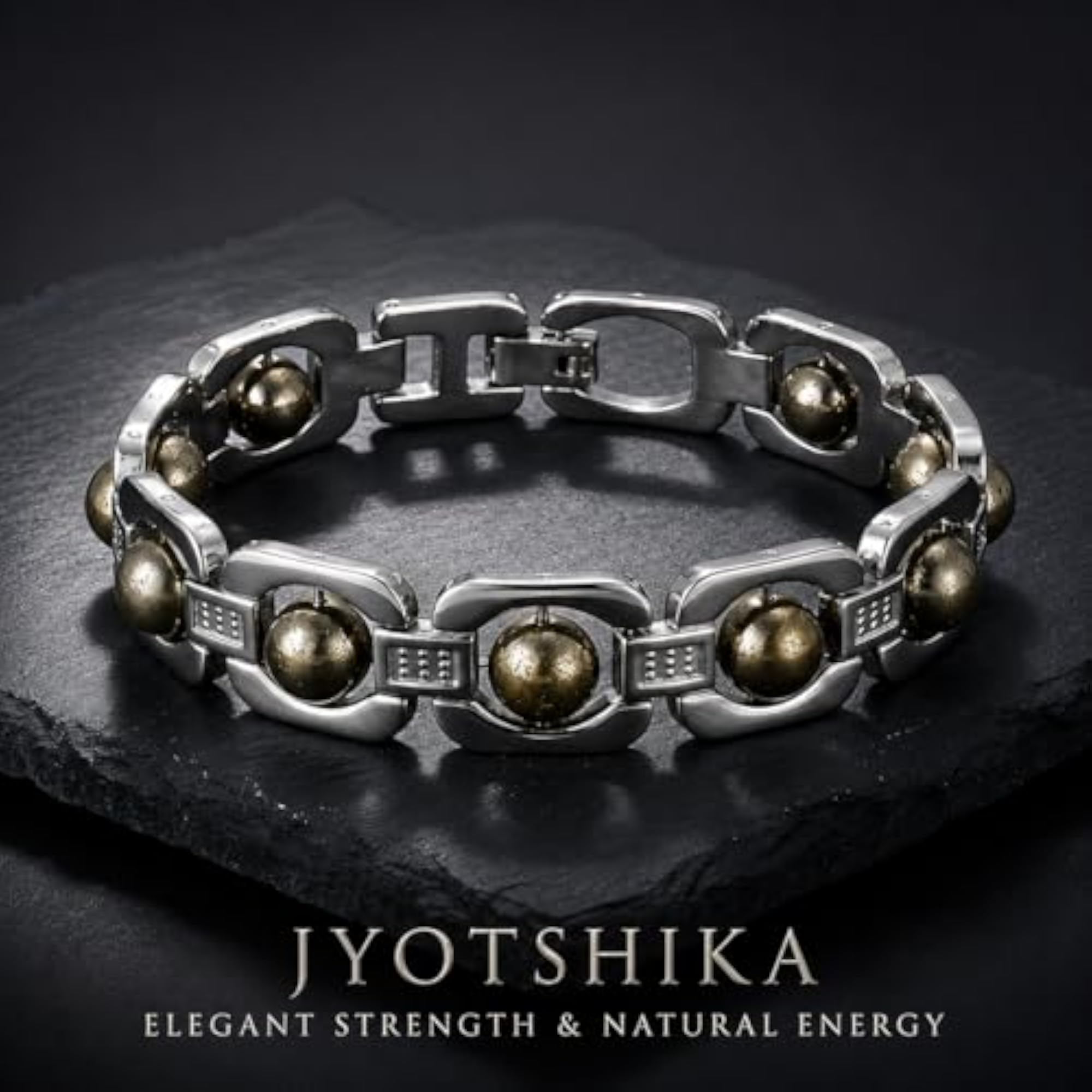 Pyrite Green Dhan Yog Money Magnet Bracelet